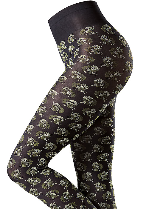 Oroblu Flower Dahlia Tights SideZoom 4