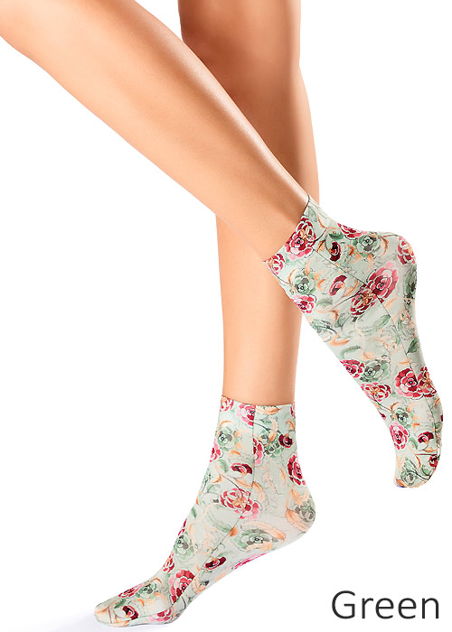 Oroblu Flower Romantic Socks SideZoom 2