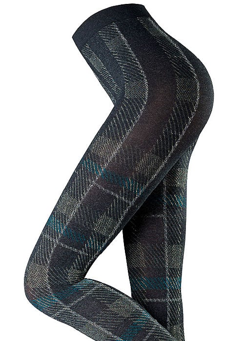 Oroblu Graphic My Plaid Tights SideZoom 2