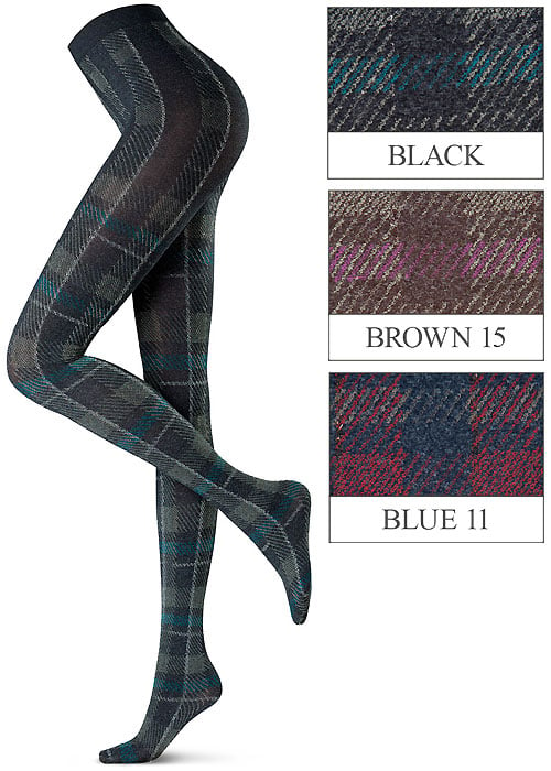 Oroblu Graphic My Plaid Tights SideZoom 3