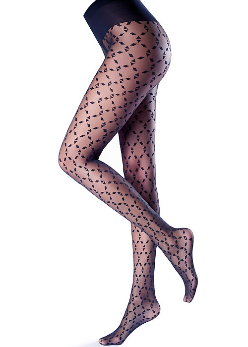 Oroblu Graphic Puzzle Tights SideZoom 2