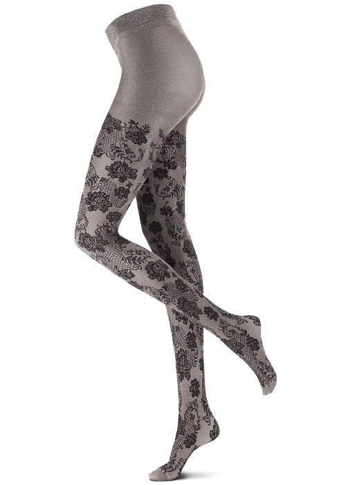 Oroblu Holiday Lacy Velvet Tights