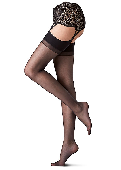 Oroblu Just For You Charm Suspender Belt And Stockings SideZoom 1