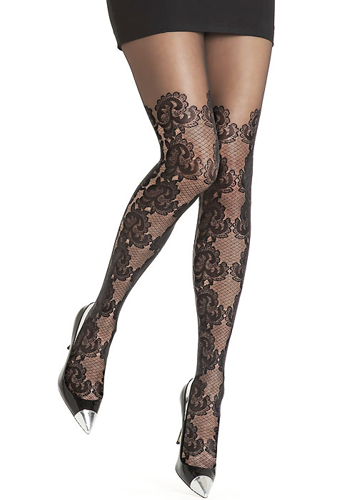 Oroblu Miriana Lace Effect Tights