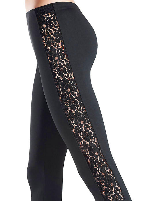 Oroblu Roses Leggings SideZoom 3