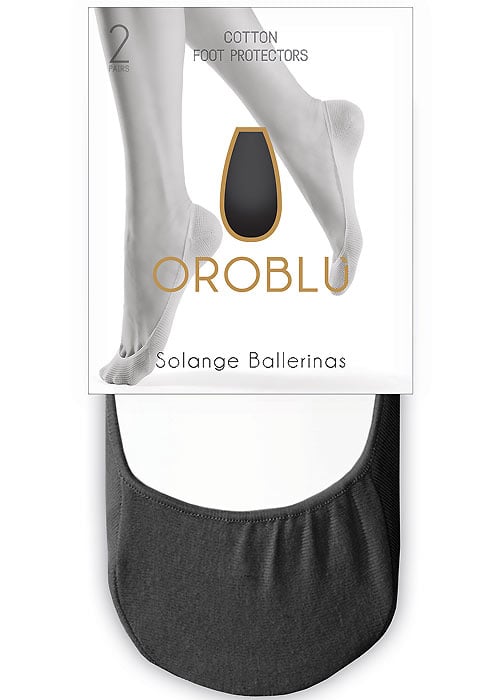 Oroblu Solange Ballerinas Footlets 2 Pair Pack SideZoom 3