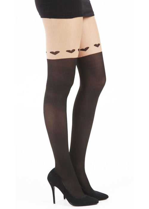 Pamela Mann Large Heart Over Knee Tights image