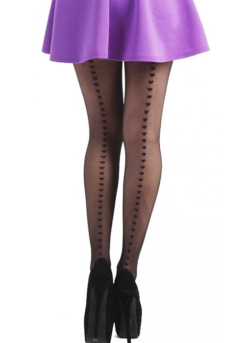 Pamela Mann 28 Heart Seam Tights image