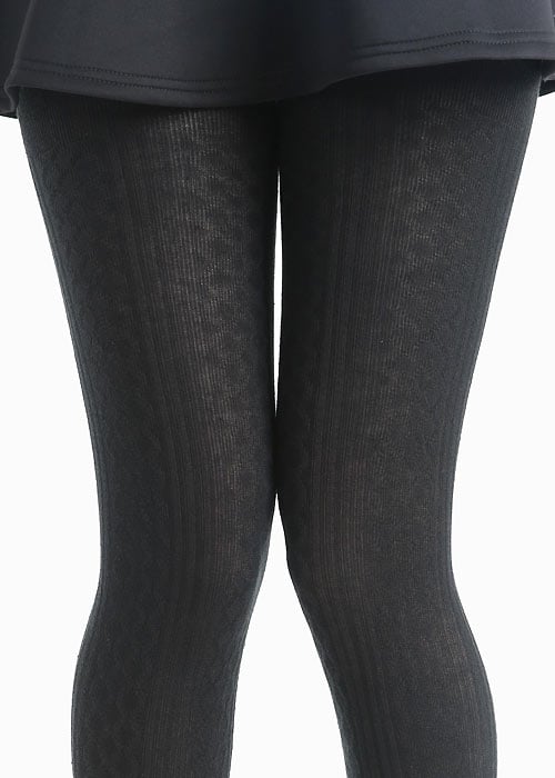 Pamela Mann Cable Knit Tights SideZoom 2