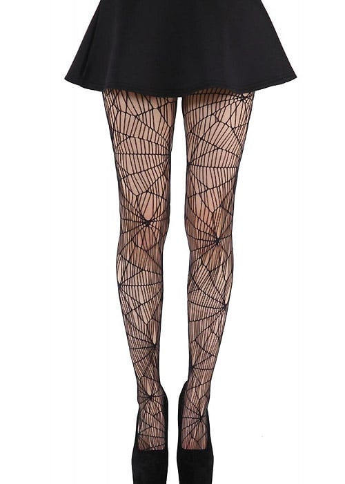 Pamela Mann Cobweb Pattern Net Tights Zoom Image