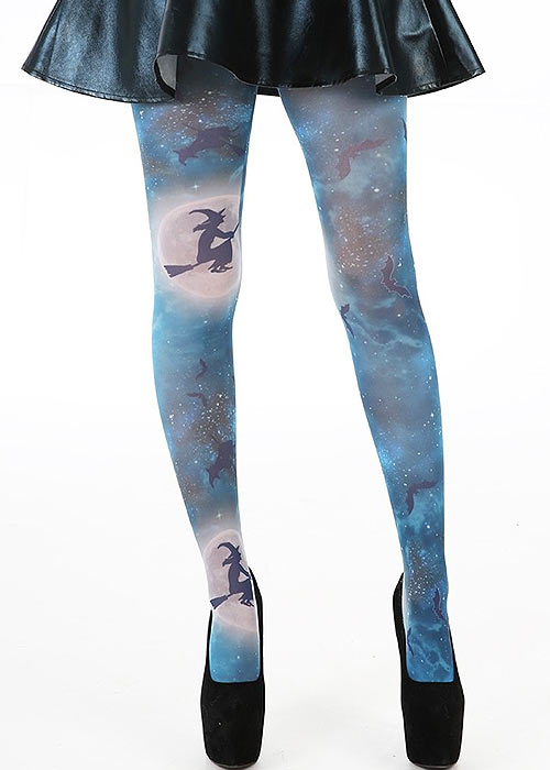 Pamela Mann Witch On Broomstick Tights image