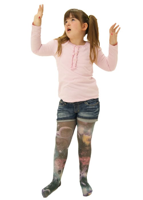 Poppylicious Galactic Sky Tights image