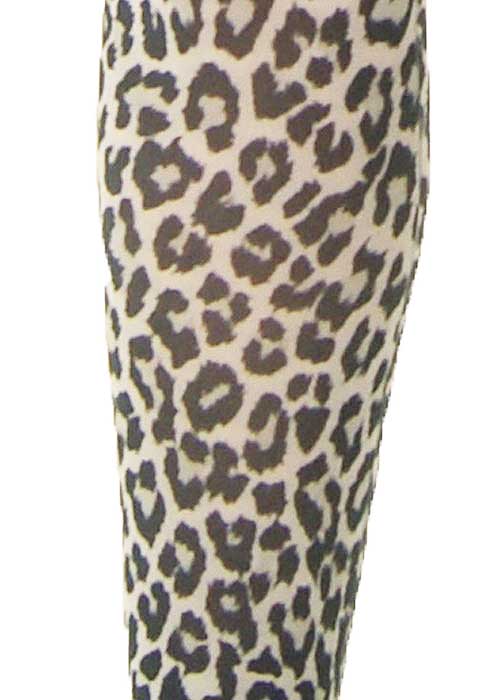 Poppylicious Leopard Print Tights SideZoom 2