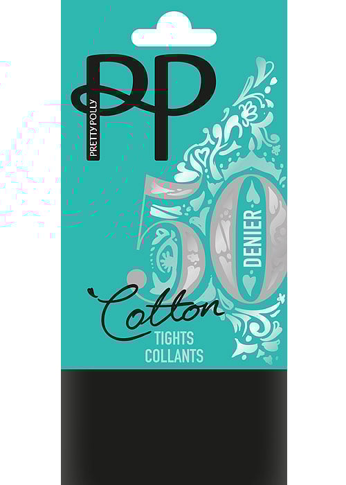Pretty Polly 50 Denier Cotton Sheer Tights image