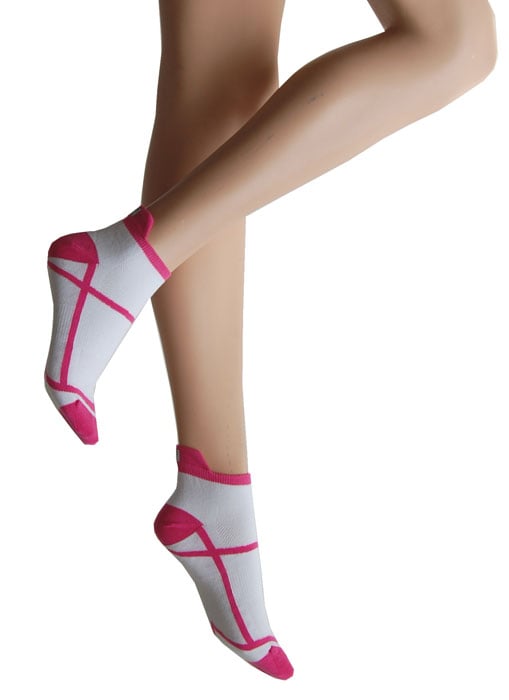 Pretty Polly Blister Resist Trainer Liner Socks (2PP) SideZoom 1
