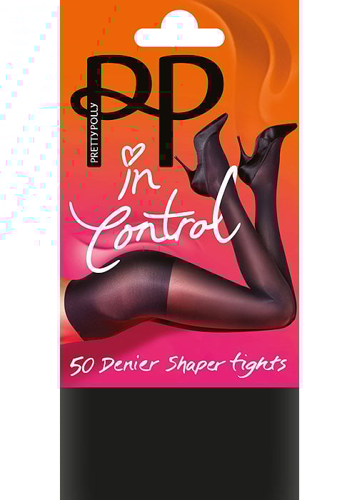 Pretty Polly In Control 50 Denier Opaque Shaper Tights