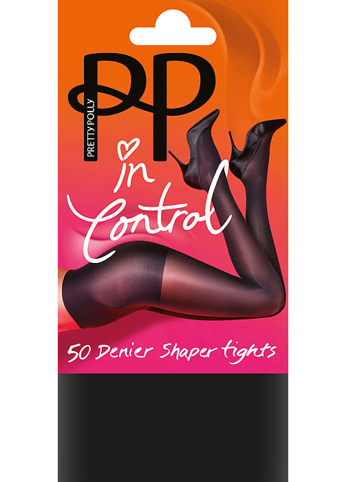 Pretty Polly In Control 50 Denier Opaque Shaper Tights