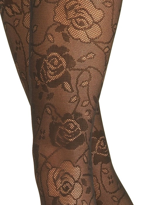 Pretty Polly Secret Slimmer Lace Bodyshaper Tights  SideZoom 2