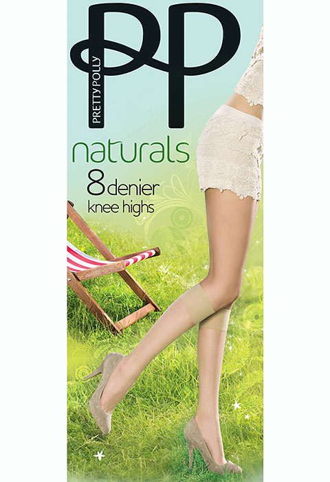 Pretty Polly Naturals Knee Highs (2PP)