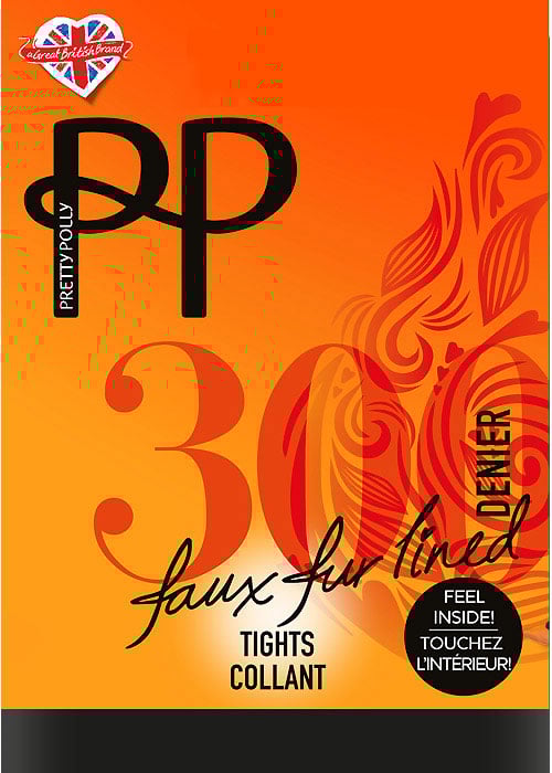 Pretty Polly 300 Denier Marl Fleecy Opaque Tights image