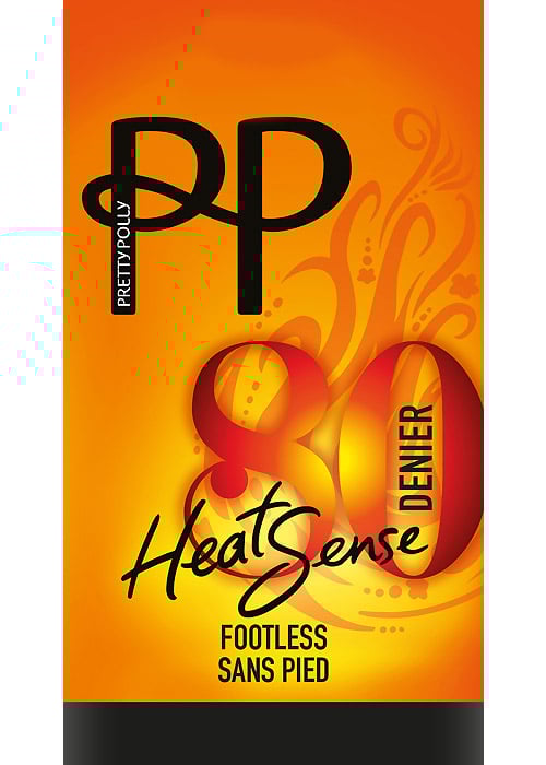 Pretty Polly 80 Denier Heatsense Footless Tights image
