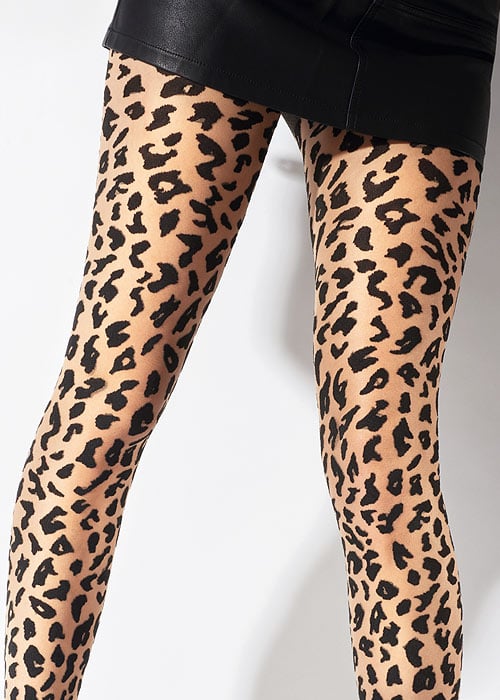 Pretty Polly Anima Nudel Pattern Print Tights SideZoom 3