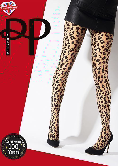 Pretty Polly Anima Nudel Pattern Print Tights image