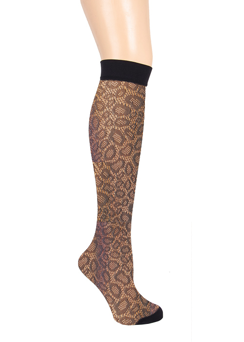 Pretty Polly Animal Fishnet Knee High  SideZoom 2