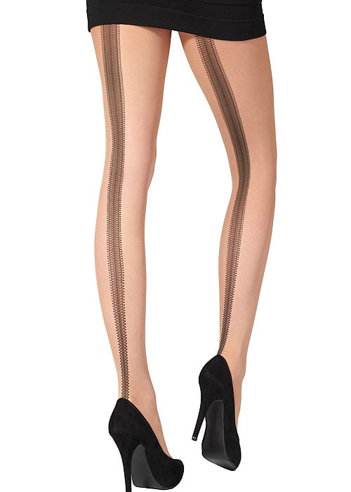 Pretty Polly Backseam Design Tights SideZoom 2