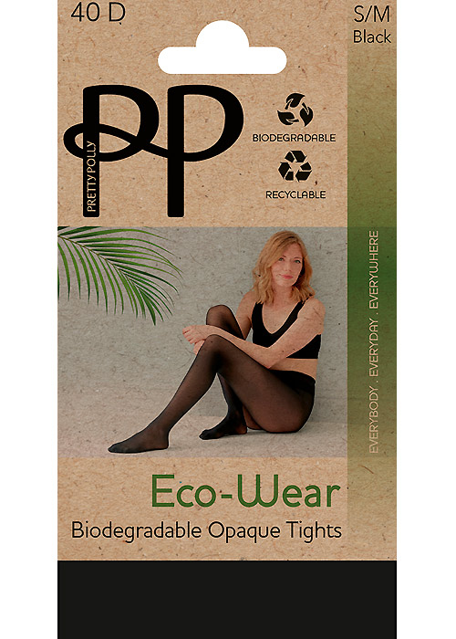 Pretty Polly Eco Wear 40  Denier Opaque Tights Zoom 3