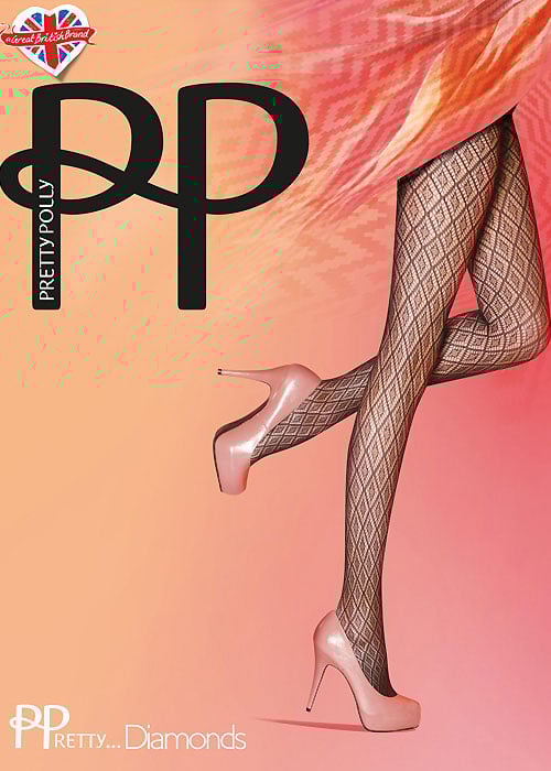 Pretty Polly Diamonds Net Fashion Tights image