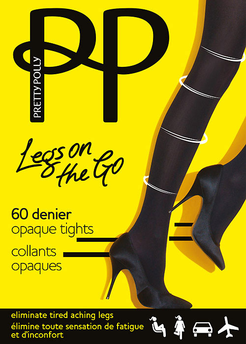 Pretty Polly Legs On The Go 60 Denier Light Support Tights