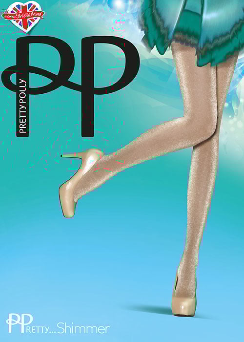 Pretty Polly Pretty Shimmer Sheer Lurex Tights image