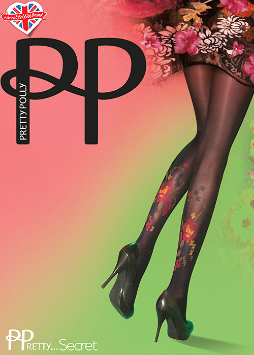Pretty Polly Pretty Secret Flower Tights image