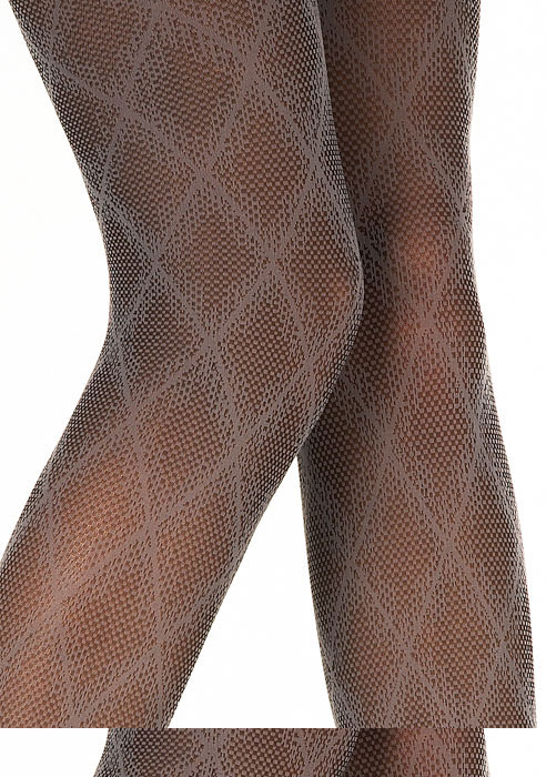 Pretty Polly Shaded Diamond Tights SideZoom 2