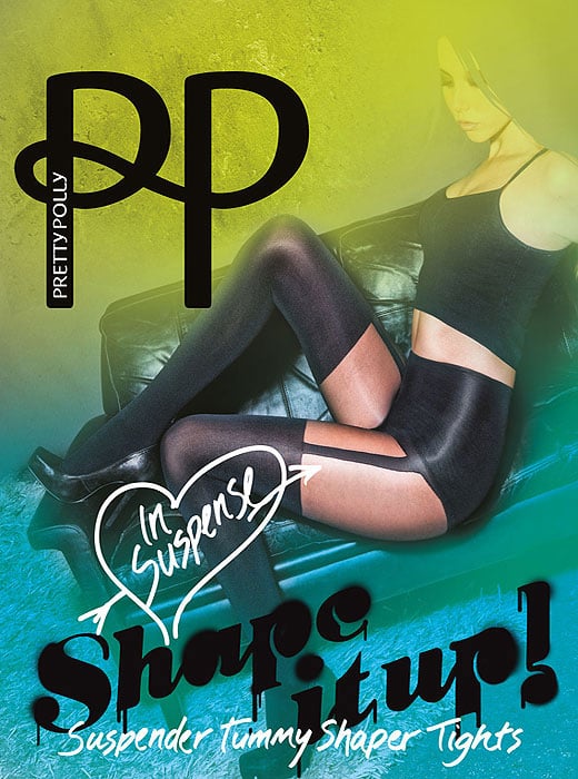 Pretty Polly Tum Suspender Shaper Tights image