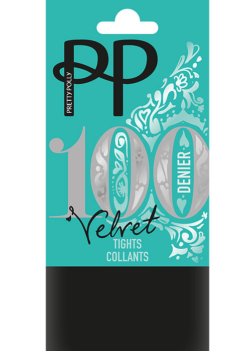 Pretty Polly Velvet 100 Denier Opaque Tights