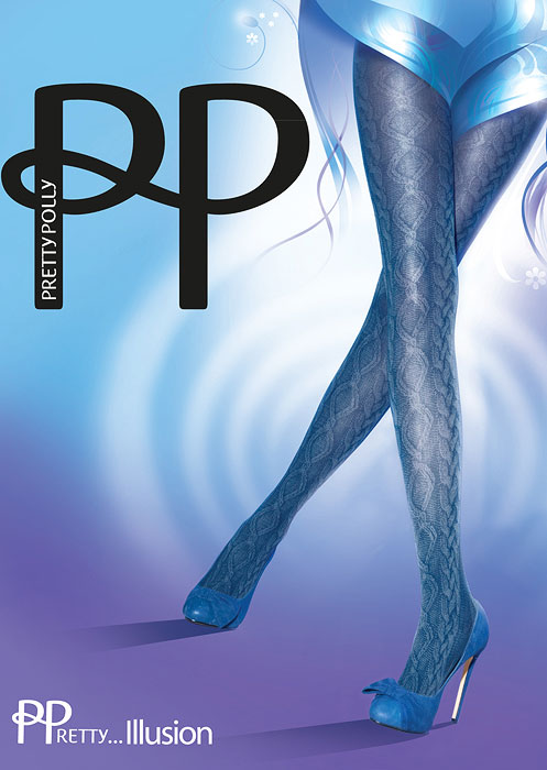 Pretty Polly Printed Cable Illusion Tights