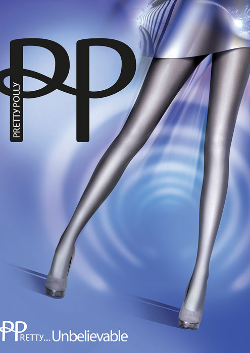 Pretty Polly Printed Slimming Effect Unbelievable Tights
