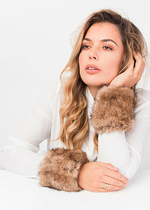 Pia Rossini Monroe Fur Cuffs image