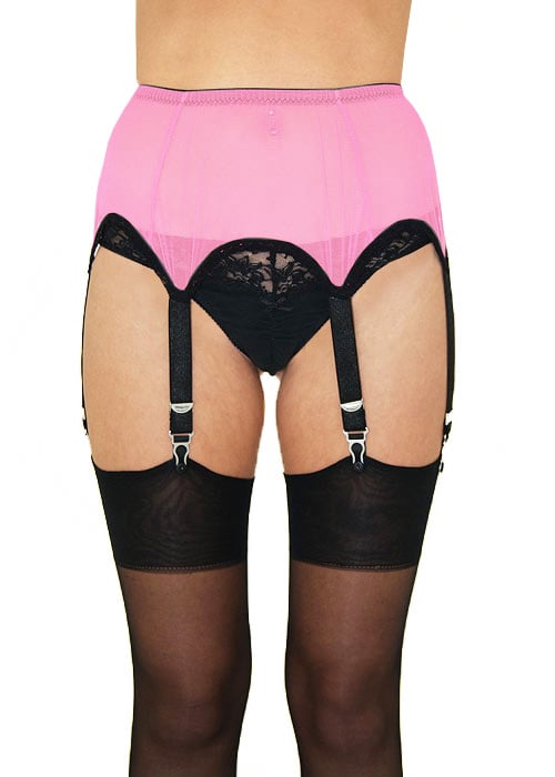 Sassy 6 Straps Powernet Suspender Belt SideZoom 3