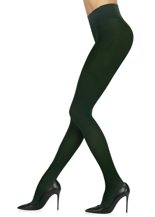 Sarah Borghi Green 40 Tights In Stock At UK Tights