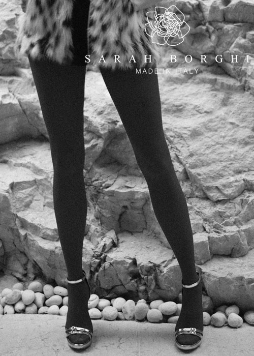 Sarah Borghi Velour 50 Opaque Tights SideZoom 1