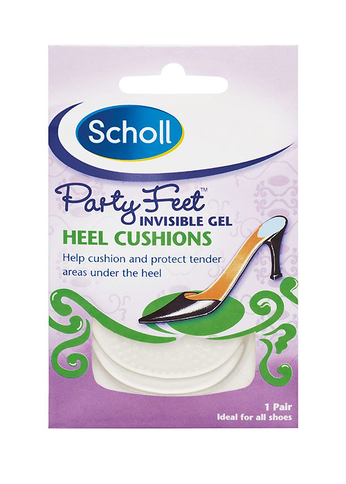 Scholl Party Feet Invisible Gel Heel Cushions