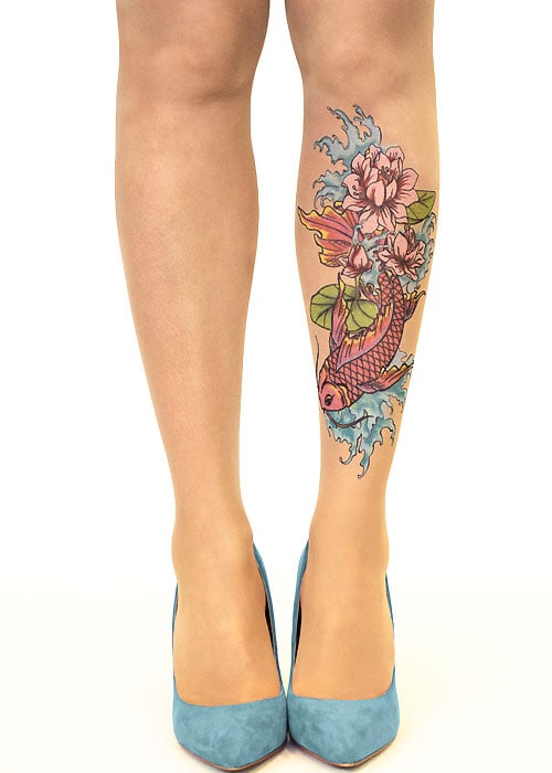 Stop And Stare Fish N Flowers Tights image