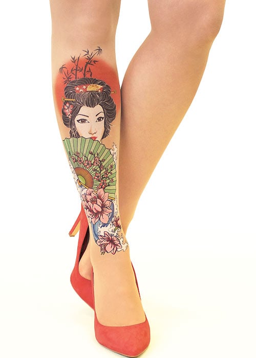 Stop And Stare Geisha Tights image