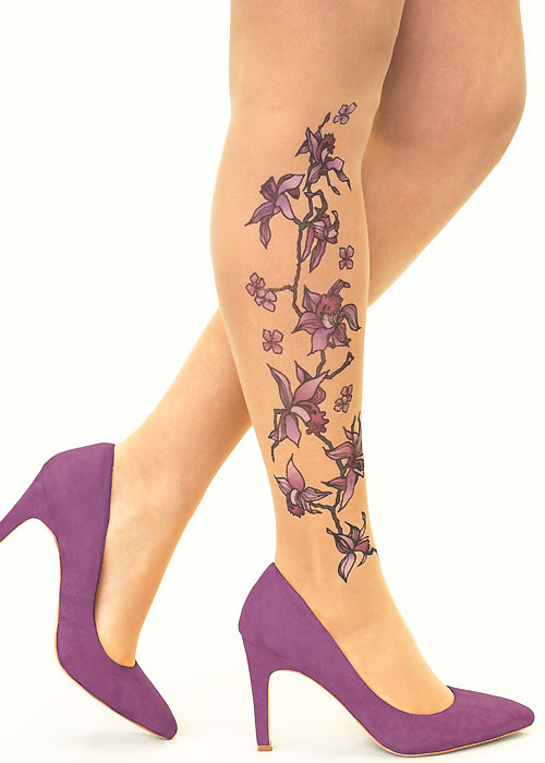 Stop And Stare Orchid Vine Tights BottomZoom 1