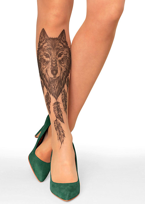 Stop And Stare Wolf Dreamcatcher Tights