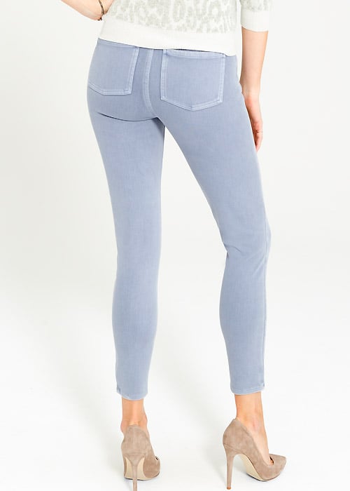 Spanx Cropped Blue Tide Leggings SideZoom 3