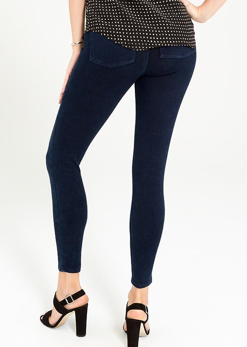 Spanx Cropped Indigo Leggings SideZoom 3